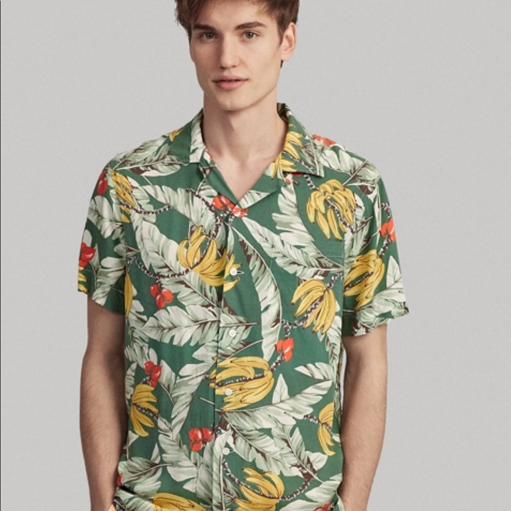 Polo Ralph Lauren Tropical Hawaiian CAMP SHIRT NWT